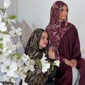 Hayaah Mosaic Lace Modal Hijab 180x70cm