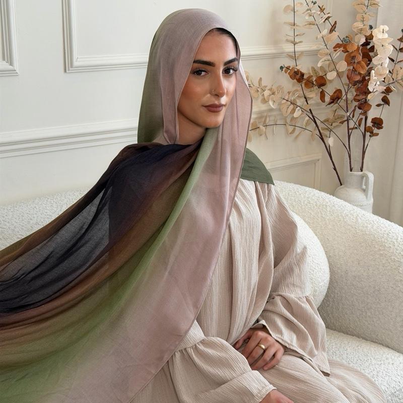 Hayaah Olive Fig Ombré Hijab 180x70cm