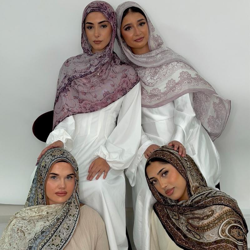 Heritage Blooms: Hayaah's 1 Year Anniversary Edit Special Edition Floral Collection - 100% Modal 170cmx65cm