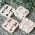 The Hayaah Hold Box - Travel Size Magnet Set with 4 Strong Embossed Magnets & 2 Hijab Grips for Secure Hold