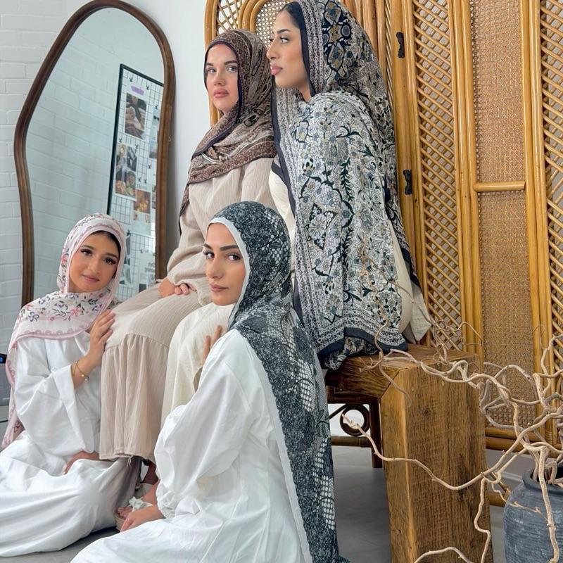 Heritage Blooms: Hayaah's 1 Year Anniversary Edit Special Edition Floral Collection - 100% Modal 170cmx65cm