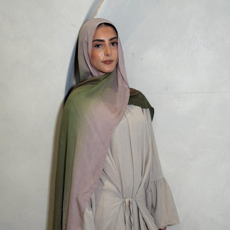 Hayaah Olive Fig Ombré Hijab 180x70cm