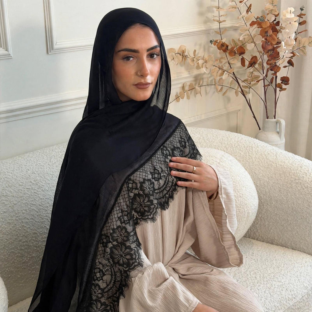 Hayaah Lace Modal Hijabs 180x80cm