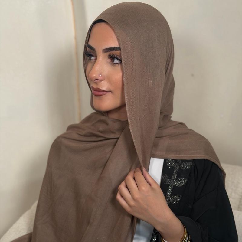 Hayaah Plain Modal Collection - Single Stitched Soft Comfortable Hijab 180x80cm