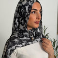 Hayaah Fleurelle Lace Print Hijab 180x70cm
