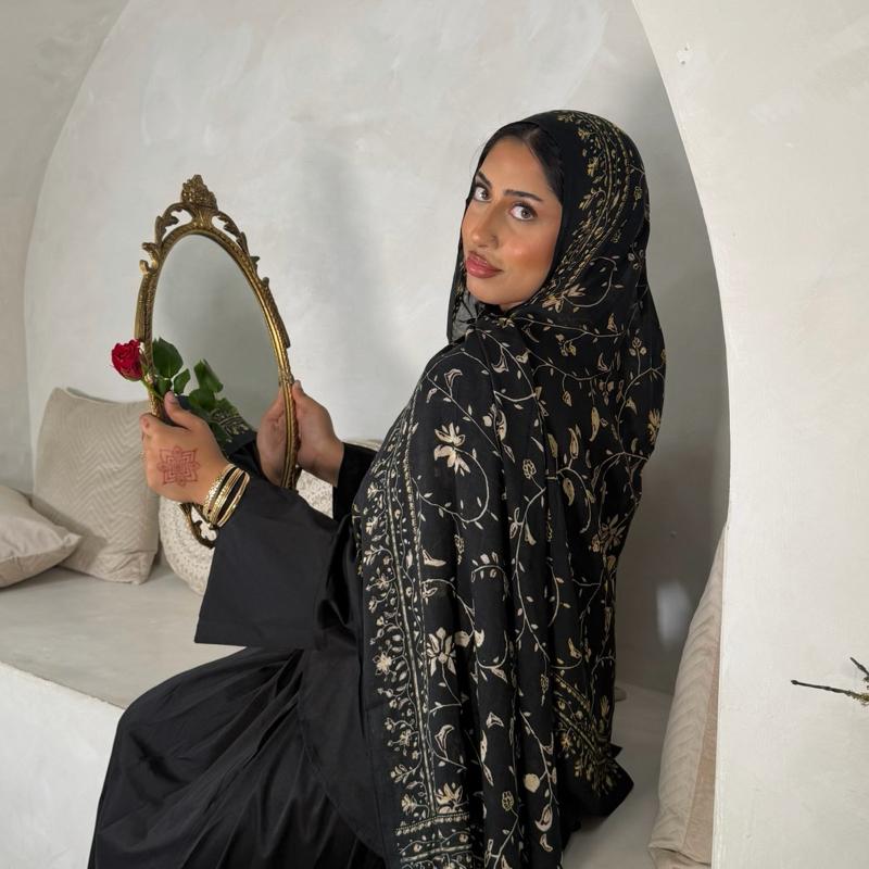 Hayaah Mughal Edit - Noor-E-Begum 180x70cm Modal Hijab