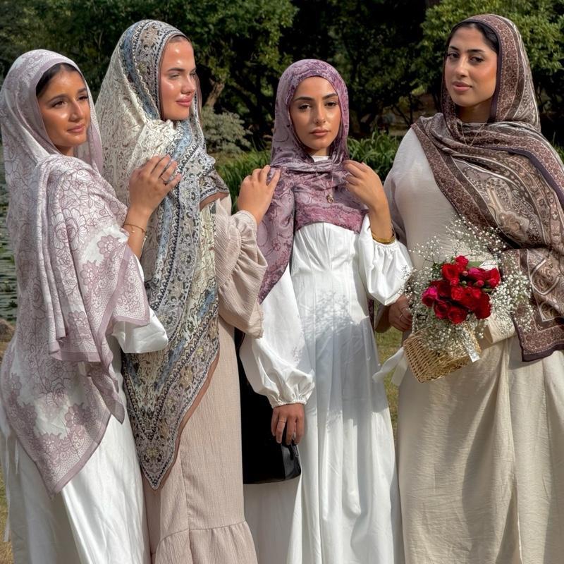 Heritage Blooms: Hayaah's 1 Year Anniversary Edit Special Edition Floral Collection - 100% Modal 170cmx65cm